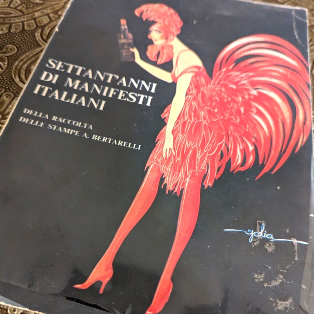 Rare Vintage Italian Poster Art Book: 70 ANNI DI MANIFESTI ITALIANI
